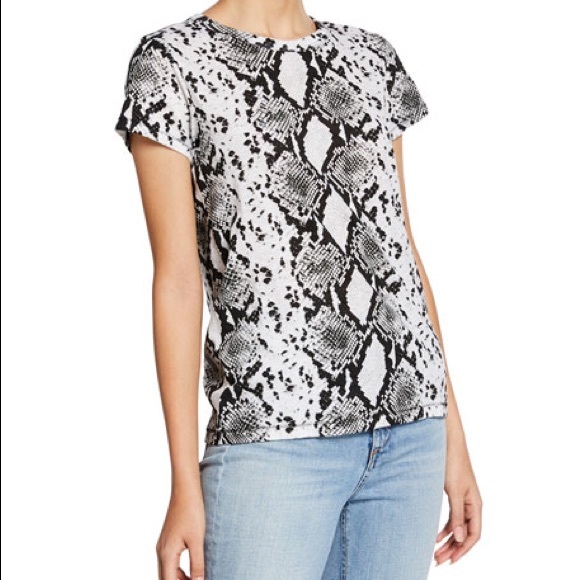 Rag & Bone Snake Print Tee - Picture 1 of 6